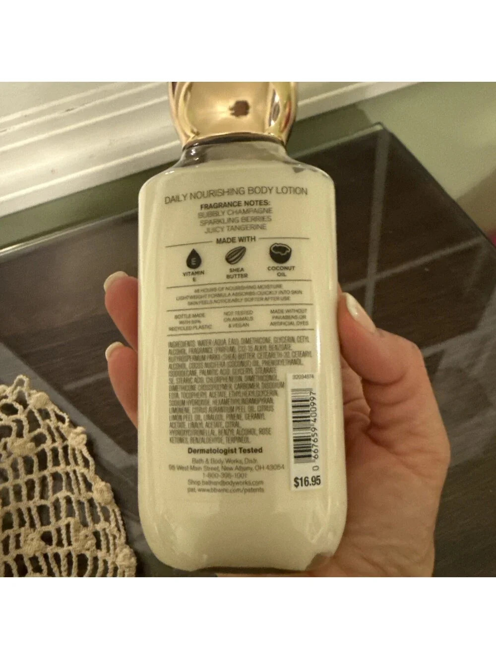 Bath & Body Works Champagne Toast Body Lotion 8 fl.oz